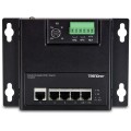 Przełącznik przemysłowy TRENDnet 5 Port Gigabit Unmanaged PoE+ FA Metal - 3034517