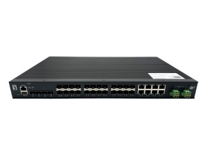 LevelOne IGU-2872 przełącznik sieciowy Zarządzany L2+ Czarny