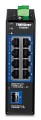 9-portowy przemysłowy przełącznik przemysłowy 2,5G na szynę DIN TRENDnet z 10G SFP - 2976966