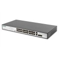 Digitus DN-95343 przełącznik sieciowy Nie zarządzany Fast Ethernet (10/100) Obsługa PoE 1U Czarny, Srebrny - 2976999