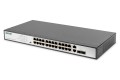 Digitus DN-95343 przełącznik sieciowy Nie zarządzany Fast Ethernet (10/100) Obsługa PoE 1U Czarny, Srebrny - 2976995