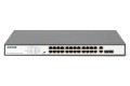 Digitus DN-95343 przełącznik sieciowy Nie zarządzany Fast Ethernet (10/100) Obsługa PoE 1U Czarny, Srebrny - 2976997
