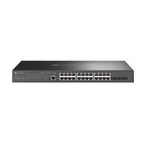 TP-Link Omada SG3428XMP przełącznik sieciowy Zarządzany L2+ Gigabit Ethernet (10/100/1000) Obsługa PoE 1U Czarny