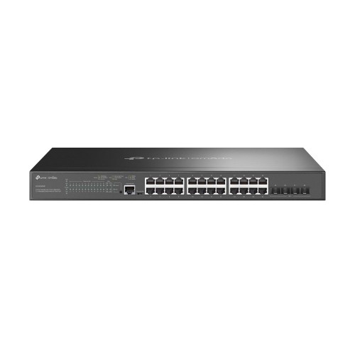 TP-Link Omada SG3428XMP przełącznik sieciowy Zarządzany L2+ Gigabit Ethernet (10/100/1000) Obsługa PoE 1U Czarny - 3034524