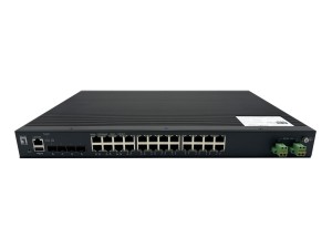 LevelOne IXP-2871 przełącznik sieciowy Zarządzany L2+ Gigabit Ethernet (10/100/1000) Obsługa PoE Czarny