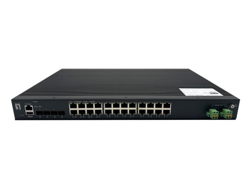LevelOne IXP-2871 przełącznik sieciowy Zarządzany L2+ Gigabit Ethernet (10/100/1000) Obsługa PoE Czarny - 3034525