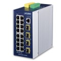 PLANET IGS-6325-16T4S przełącznik sieciowy Zarządzany L3 Gigabit Ethernet (10/100/1000) Niebieski, Szary - 2977005