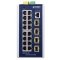 PLANET IGS-6325-16T4S przełącznik sieciowy Zarządzany L3 Gigabit Ethernet (10/100/1000) Niebieski, Szary - 2977006