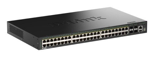 D-Link DGS-1530-52P/E przełącznik sieciowy Zarządzany L2 Gigabit Ethernet (10/100/1000) Obsługa PoE Czarny - 2977015