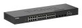 D-Link DGS-1530-28/E przełącznik sieciowy Zarządzany L2 Gigabit Ethernet (10/100/1000) Czarny - 2977019