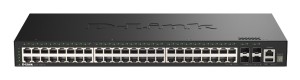 D-Link DGS-1530-52/E przełącznik sieciowy Zarządzany L2 Gigabit Ethernet (10/100/1000) Czarny