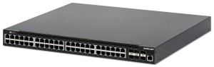 Intellinet 562041 przełącznik sieciowy Zarządzany L3 Gigabit Ethernet (10/100/1000) Obsługa PoE Czarny