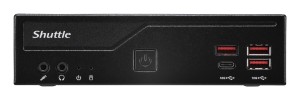 Shuttle DB860 komputer typu barebone Wielkość PC 1.35L Czarny Intel B860 LGA 1851 (Socket V1)