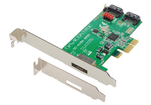 Dawicontrol DC-610e kontroler RAID PCI Express 2.0 6 Gbit/s - 2977602