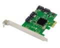 Dawicontrol PCI Card PCI-e DC-614e RAID 4Kanal SATA6G Retail kontroler RAID PCI Express 2.0 6 Gbit/s - 2977611