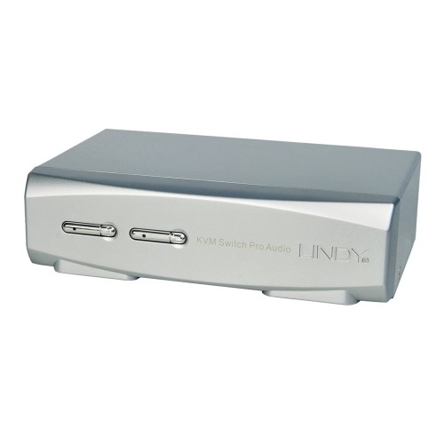 Lindy 39304 przełącznik KVM Srebrny - 2977892