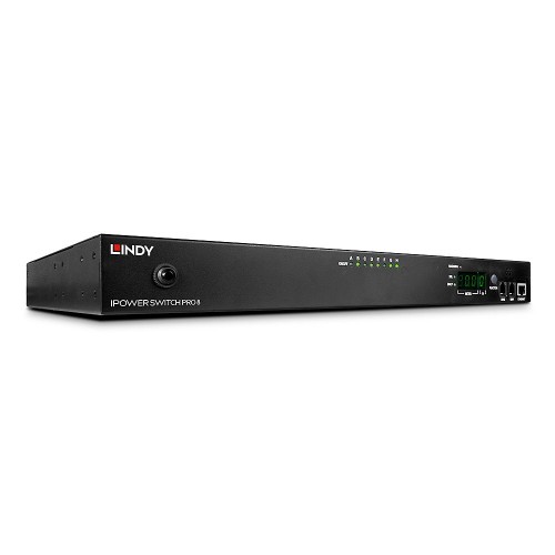 Lindy 32659 rozgałęziacz 8 x gniazdo sieciowe Wewnętrzna Czarny - 2977893