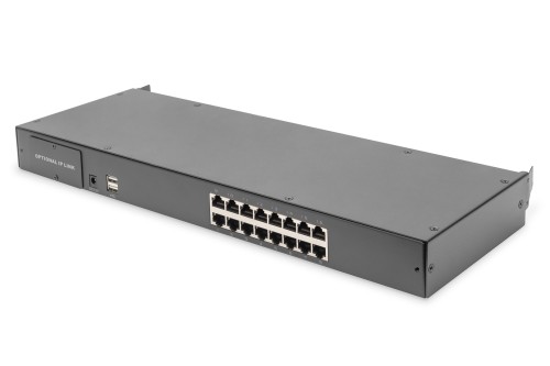 Digitus Przełącznik modułowy KVM Cat.5, 16-portowy - 2977902