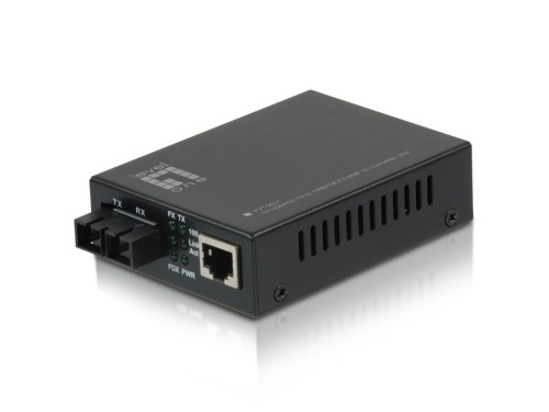 LevelOne FVT-2001 konwerter sieciowy 100 Mbit/s 1310 nm Multifunkcyjny Czarny - 2977927