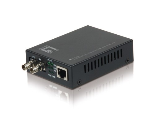 LevelOne FVT-2002 konwerter sieciowy 100 Mbit/s 1310 nm Czarny - 2977942