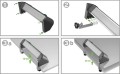 Listwa zasilająca Brennenstuhl Steckdosenleiste ALU-Office-Line 4gn. 1,8m USB - 2978540