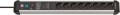 Listwa przeciwprzepięciowa Brennenstuhl 1391010800, aluminium (elok), czarna - 2978560