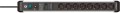 Listwa przeciwprzepięciowa Brennenstuhl 1391010800, aluminium (elok), czarna - 2978561