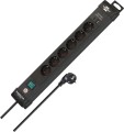 Brennenstuhl 1951160608 rozgałęziacz 3 m 6 x gniazdo sieciowe Wewnętrzna Czarny - 3035272