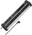 Brennenstuhl 1392000232 rozgałęziacz 3 m 14 x gniazdo sieciowe Wewnętrzna Czarny, Srebrny - 2978688