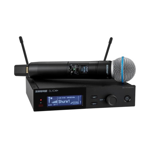 Shure SLXD24+E/B58-G65 - Mikrofon bezprzewodowy z kapsułą Beta 58A - 3035393