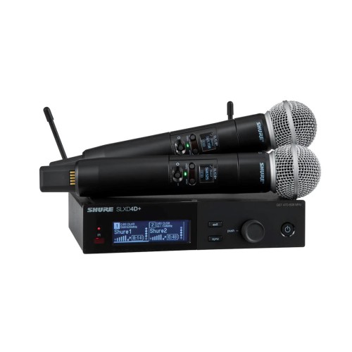 Shure SLXD24D+E/58-G65 - Podwójny system bezprzewodowy z kapsułami SM58 - 3035396