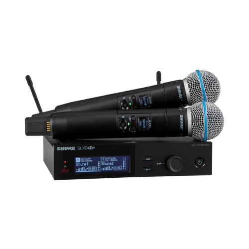 Shure SLXD24D+E/B58-G65 - Podwójny system bezprzewodowy z kapsułami Beta 58 - 3035455