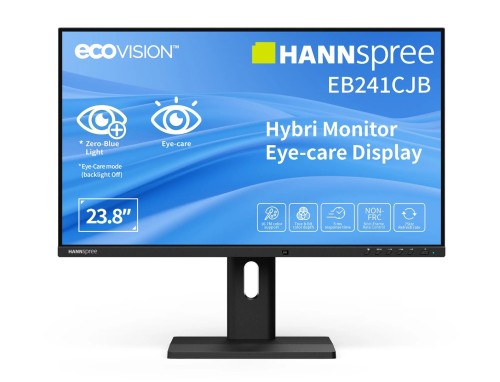 Hannspree Hybri Monitor EB241CJB monitor komputerowy 60,5 cm (23.8") 1920 x 1080 px Full HD LCD Czarny - 2979535