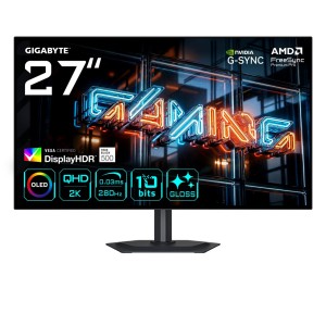 GIGABYTE MO27Q28GR monitor komputerowy 68,6 cm (27") 2560 x 1440 px Quad HD OLED Czarny