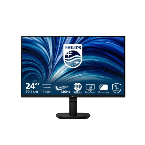 Philips 2000 series 24B2N2200/00 monitor komputerowy 60,5 cm (23.8") 1920 x 1080 px Full HD LCD Czarny - 3010184