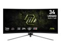 MSI MAG 345CQRF E20 monitor komputerowy 86,4 cm (34") 3440 x 1440 px UltraWide Dual Quad HD Czarny - 3036530