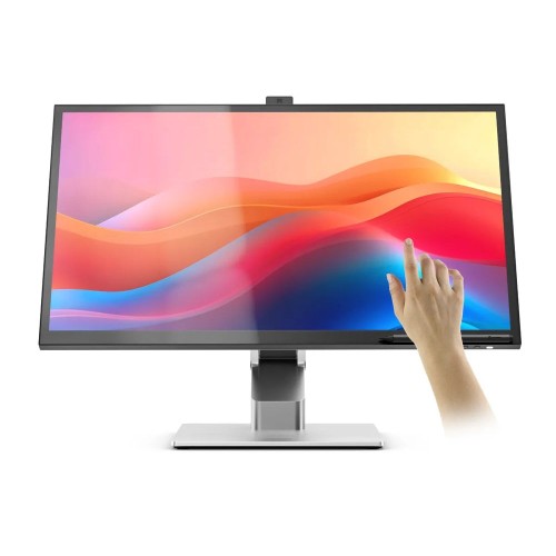 ALOGIC Clarity Fold Touch monitor komputerowy 68,6 cm (27") 3840 x 2160 px 4K Ultra HD Ekran dotykowy Czarny, Srebrny - 3036762