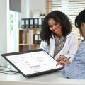ALOGIC Clarity Fold Touch monitor komputerowy 68,6 cm (27") 3840 x 2160 px 4K Ultra HD Ekran dotykowy Czarny, Srebrny - 3036768