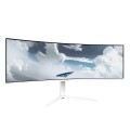 Arozzi Nova 49” Curved monitor komputerowy 124,5 cm (49") 5120 x 1440 px Dual QHD LED Biały - 2980799