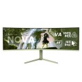 Arozzi Nova 49” Curved monitor komputerowy 124,5 cm (49") 5120 x 1440 px Dual QHD LED Zielony - 2980830