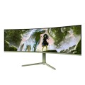 Arozzi Nova 49” Curved monitor komputerowy 124,5 cm (49") 5120 x 1440 px Dual QHD LED Zielony - 2980825
