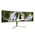 Arozzi Nova 49” Curved monitor komputerowy 124,5 cm (49") 5120 x 1440 px Dual QHD LED Zielony - 2980820