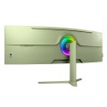 Arozzi Nova 49” Curved monitor komputerowy 124,5 cm (49") 5120 x 1440 px Dual QHD LED Zielony - 2980823