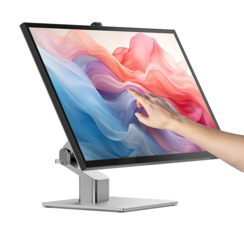 ALOGIC 32C4KPDTF monitor komputerowy 81,3 cm (32") 3840 x 2160 px 4K Ultra HD Ekran dotykowy Srebrny - 3036781