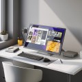 ALOGIC 32C4KPDTF monitor komputerowy 81,3 cm (32") 3840 x 2160 px 4K Ultra HD Ekran dotykowy Srebrny - 3036784