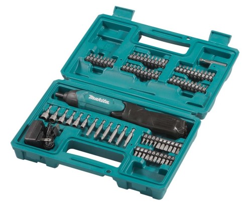 Makita DF001DW wkrętak zasilany/zakrętark udarowy 220 RPM Czarny, Niebieski - 3037052