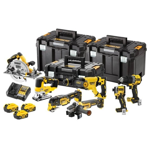 DEWALT ZESTAW COMBO 18V DCK706P3T (DCD805, DCF850, DCS355, DCH263, DCG405, DCS572, DCS334) 3x5,0Ah 3xTSTAK - 3037080
