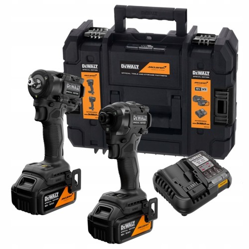 DEWALT ZESTAW COMBO 18V DCK2224MP2T (DCD86M, DCF92M) 2x5,0Ah TSTAK MCLAREN - 3022938