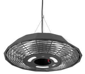 Grzejnik patio sufitowy Infrared TB2068C-01, 2000 W, liczba poziomów mocy 1, do pomieszczeń do 20 m2, Czarny, IP45