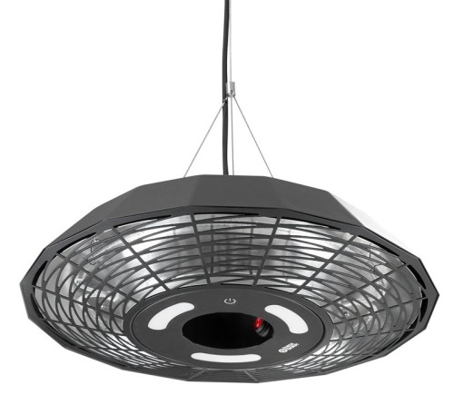 Grzejnik patio sufitowy Infrared TB2068C-01, 2000 W, liczba poziomów mocy 1, do pomieszczeń do 20 m2, Czarny, IP45 - 2981438